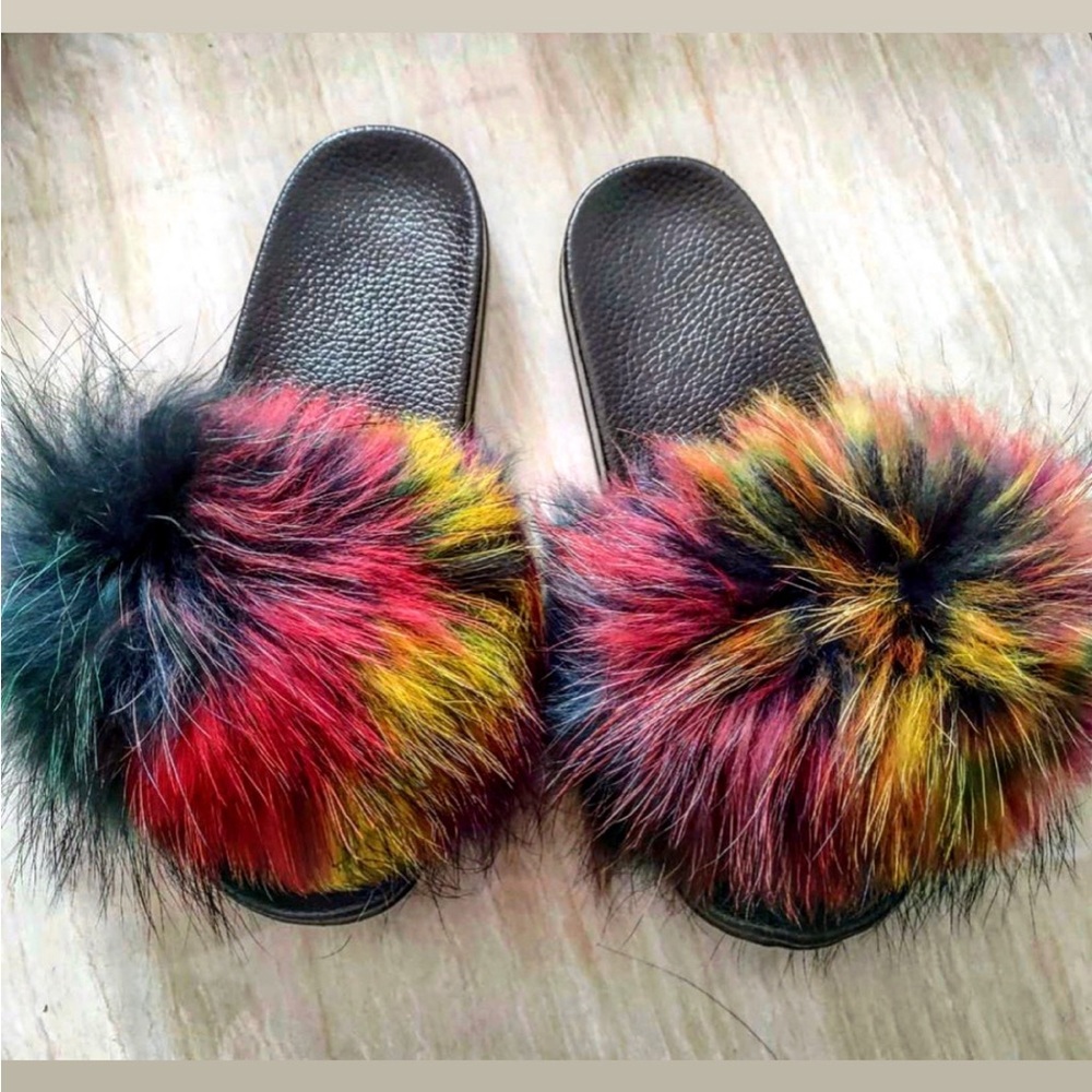 Fur flops real fur